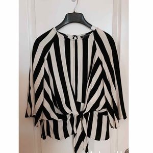 Topshop US size 8 stripped blouse